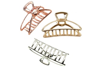 This VinBee set includes some of the best metal hair clips for thick hair.