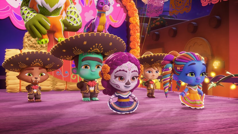 The monsters head to Mexico for a festive parade