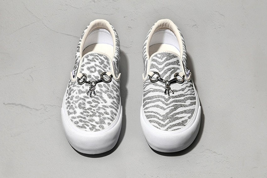 Vans' luxe slip-ons with mismatched 