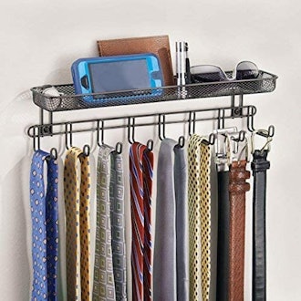 mDesign Coat Rack with Shelf
