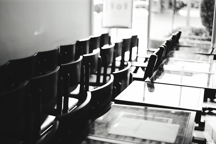 empty classroom