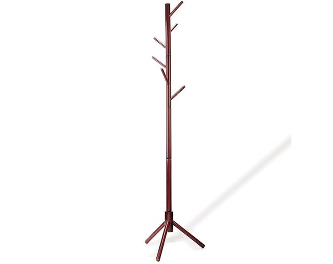 Zober Wooden Tree Coat Rack Stand