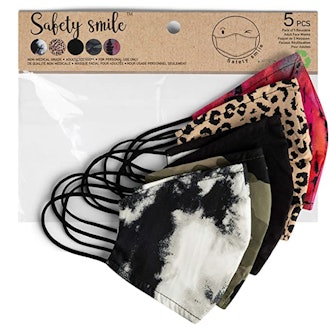 Safety Smile Designer Masks (5-Pack)