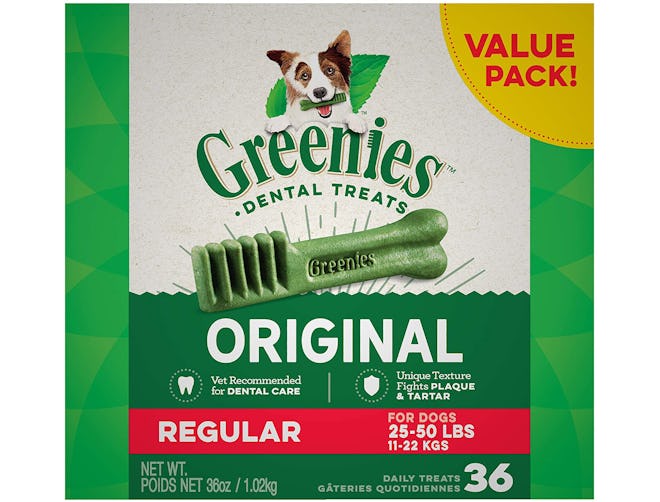 Greenies Original Regular Dental Dog Treats (36-Pack)