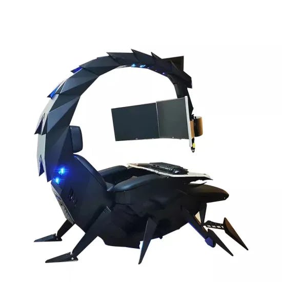 Pwn Some Noobs Inside This 265 Lbs Scorpion Gaming Chair   2c4f99d9 E68c 4108 Bf00 C7e5a88e3a5f Cluvens Iw Sk Scorpion King Computer Gaming Office Reclining Chair For 3 Monitors 1jpeg.webp