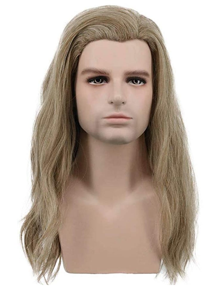 Karlery Mens Long Curly Wave Wig