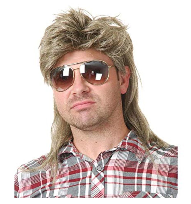 Baruisi 80s Men's Mullet Wig