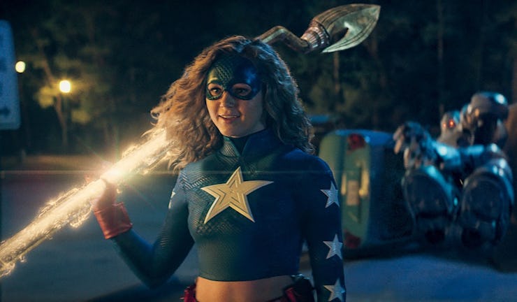 Brec Bassinger in her costume in Stargirl season 2 