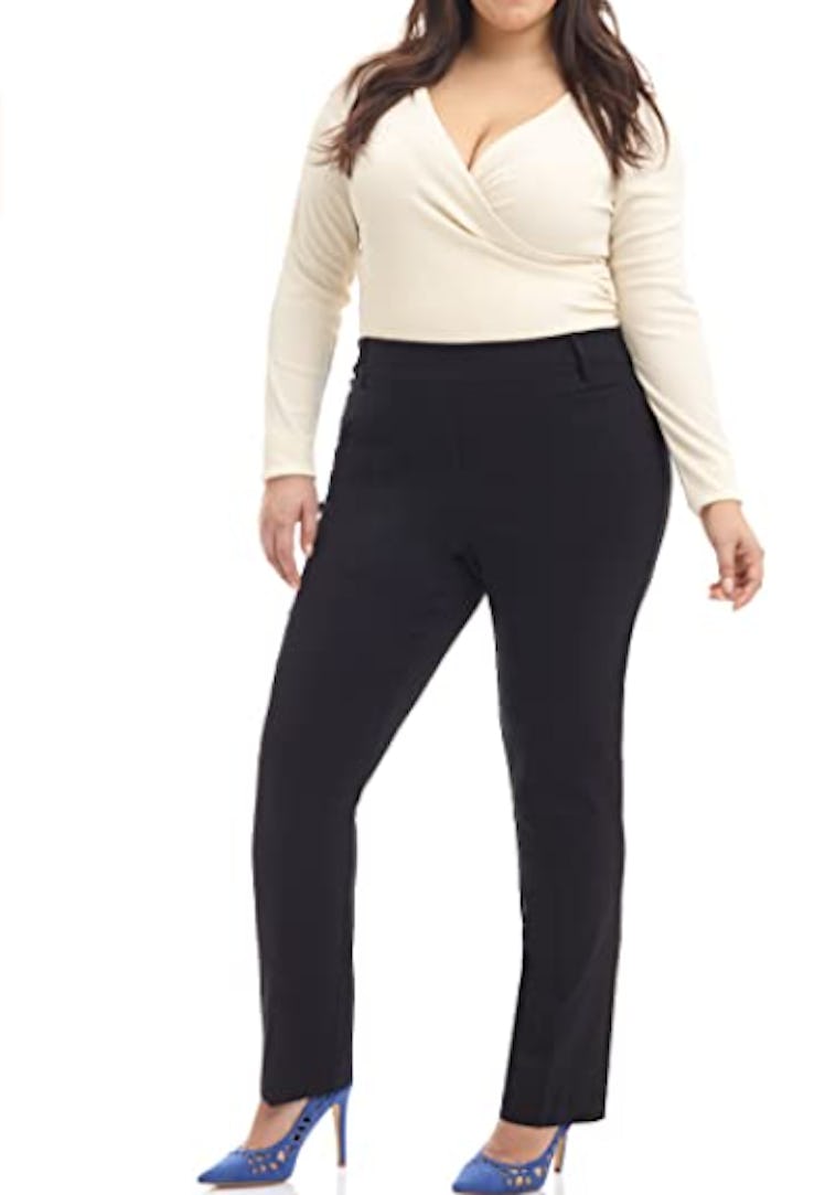 Rekucci Curvy Woman Straight Pants