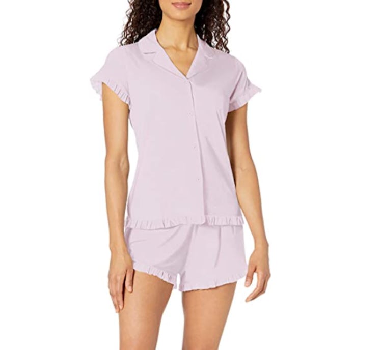 Mae Women's Notch Collar Pajama Set