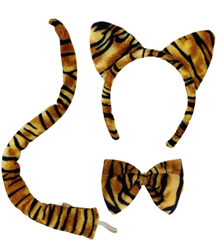 Jacobson Hat Company Adut Tiger Plush 3 Pc. Costume Set