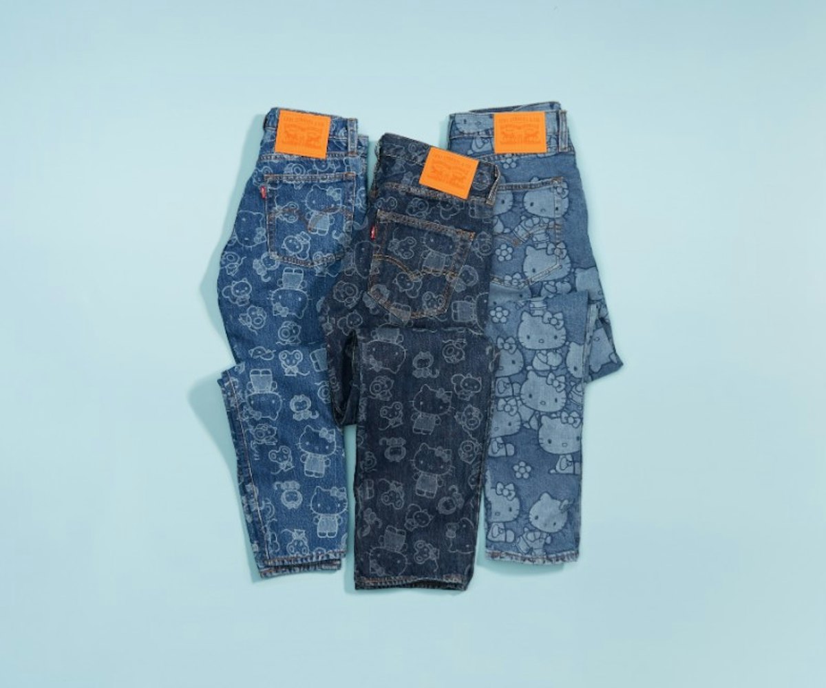 Levi S Sanrio Teamed Up Anniversary Collection Featuring Hello Kitty