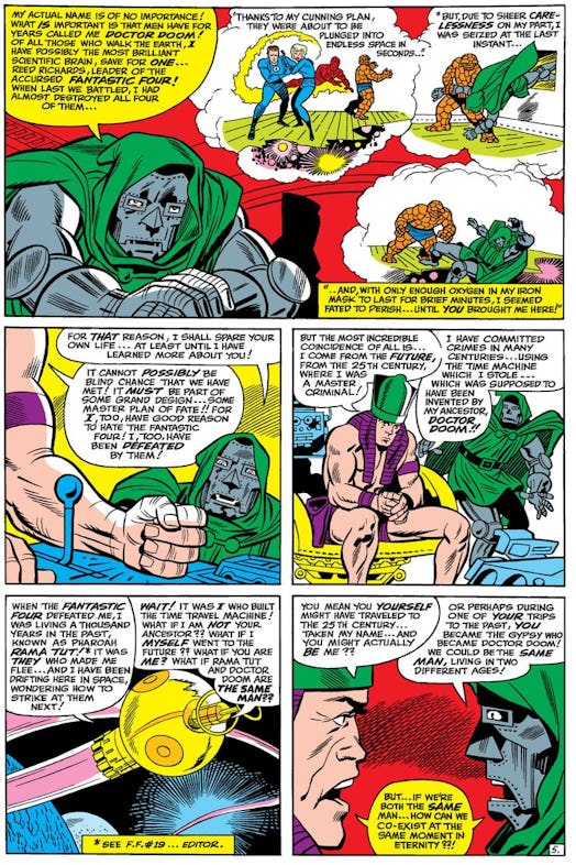 Kang the Conquerer Doctor Doom Fantastic Four