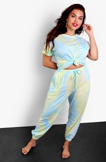 Rebdolls "Too Chill For You" Tie-Dye Drawstring Joggers