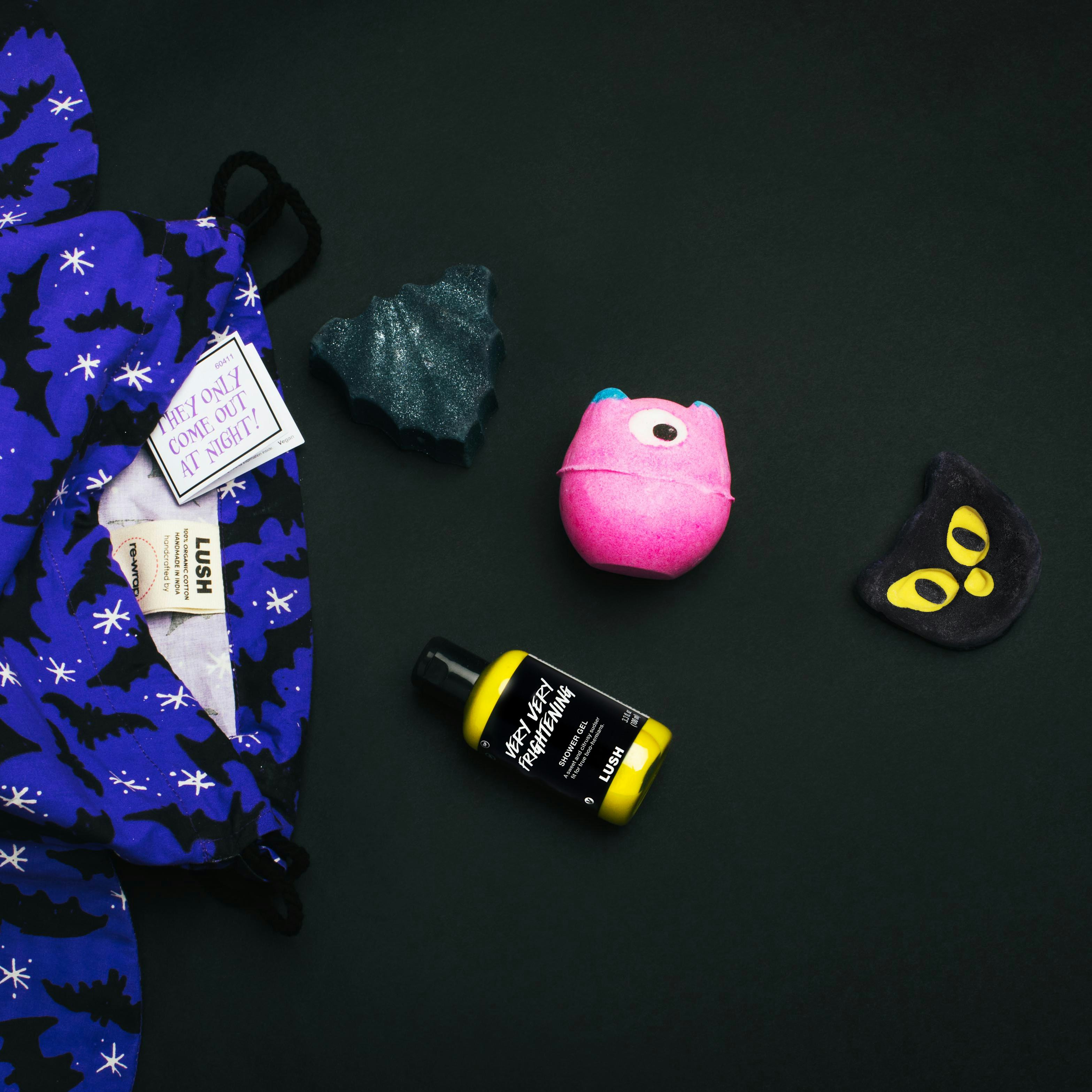 Lush's halloween collection features multiple new products. 