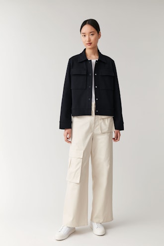 JACKET WITH FLAP POCKETS
