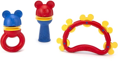 Green Toys Disney Baby Exclusive - Mickey Mouse Shake & Rattle Set