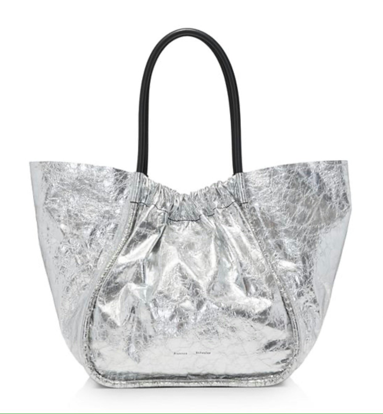 metallic bag trend