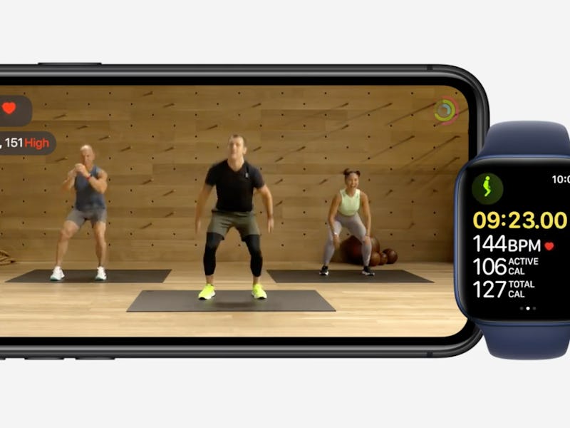Apple Fitness+ is a new subscription workout video service.