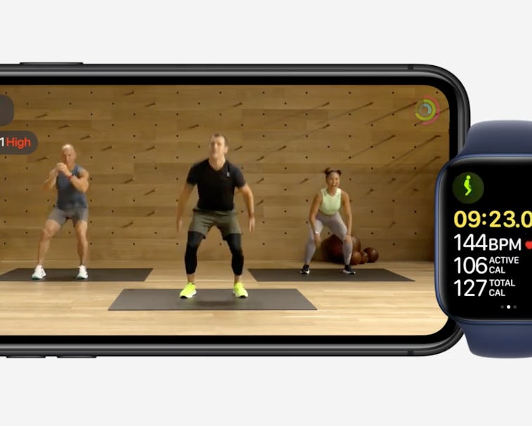 Apple Fitness+ is a new subscription workout video service.
