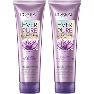 L'Oréal Paris Hair Care EverPure Volume Sulfate Free Shampoo and Conditioner Kit 