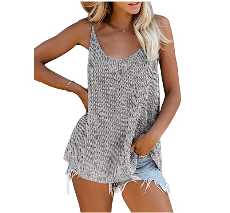 Zecilbo Scoop Knit Tank Top