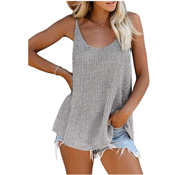 Zecilbo Scoop Knit Tank Top