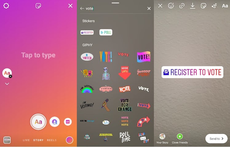 Here's how to add Instagram's 2020 "I Voted" stickers to your Story to document the occasion.