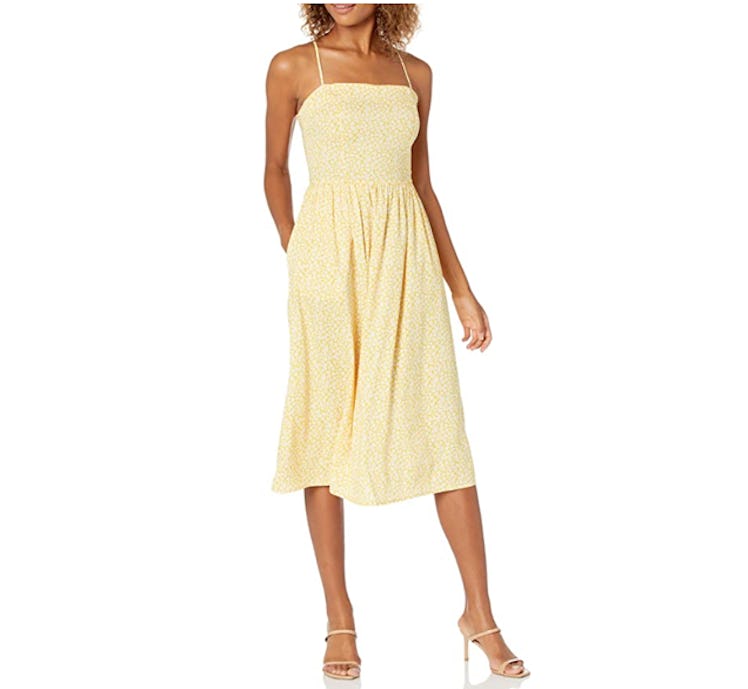 Goodthreads Smock-Back Midi Dress