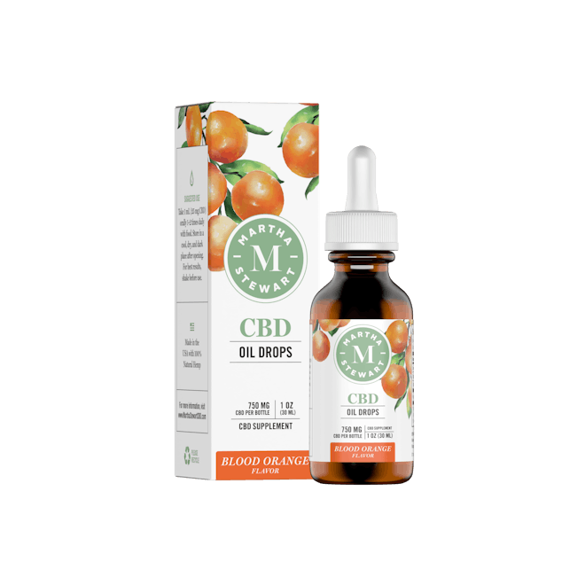 Martha Stewart CBD Blood Orange Oil Drops