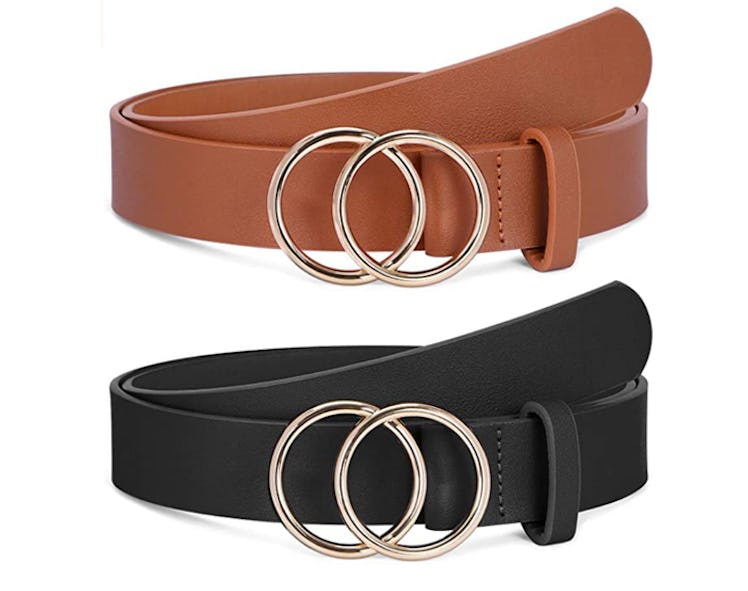 SANSTHS O-Ring Buckle Belts (2-Pack)