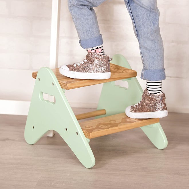 B. spaces by Battat Kids Wooden Two Step Stool
