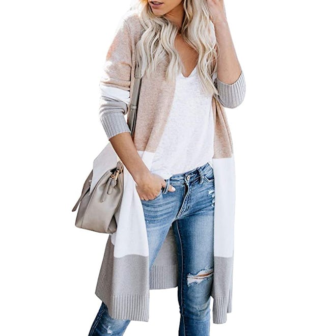 Lovaru Womens Boho Open Front Cardigan