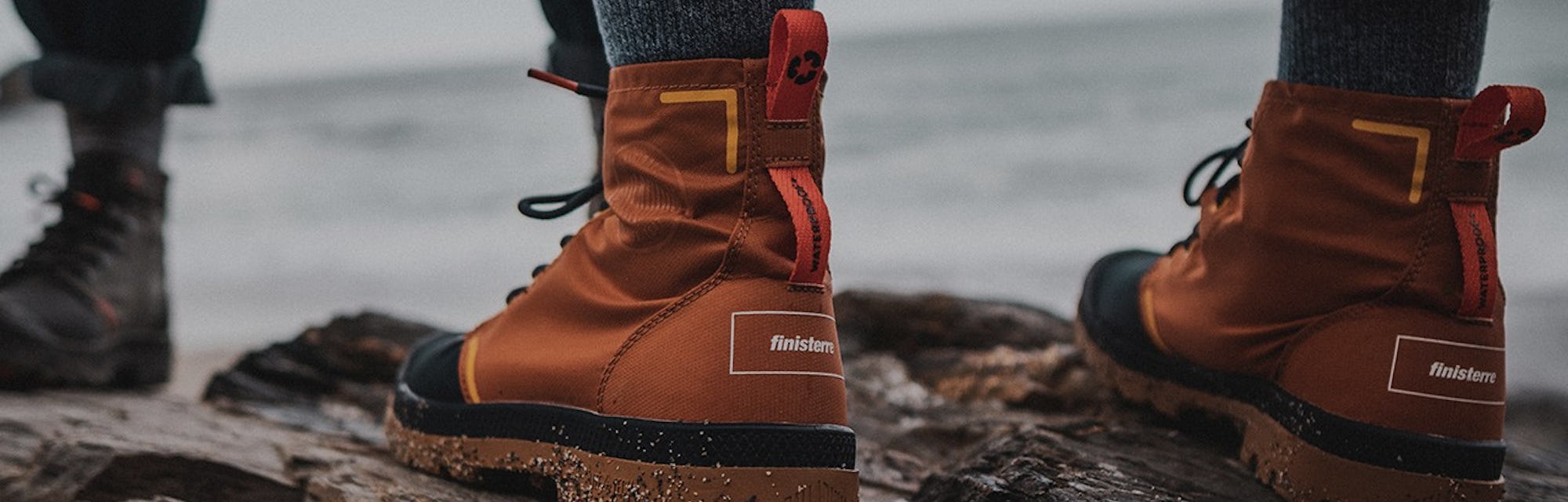 Palladium And Finisterre Made A Waterproof Boot Out Of Recycled Materials Palladium And Finisterre Made A Waterproof Boot Out Of Recycled Materials