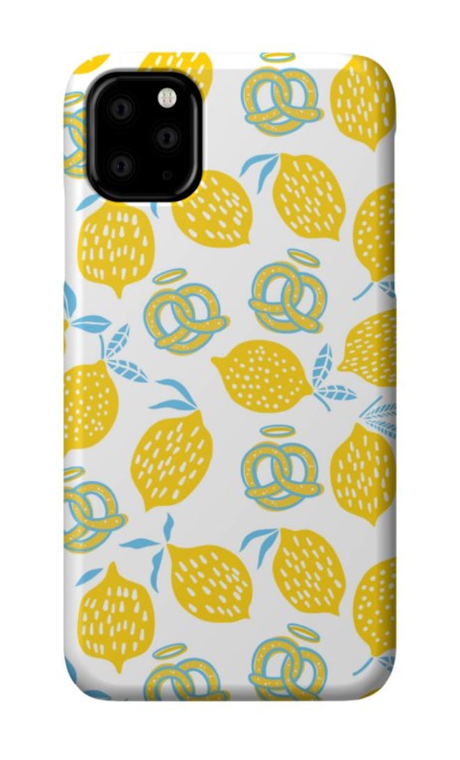 Modern Pretzels & Lemons Phone Case