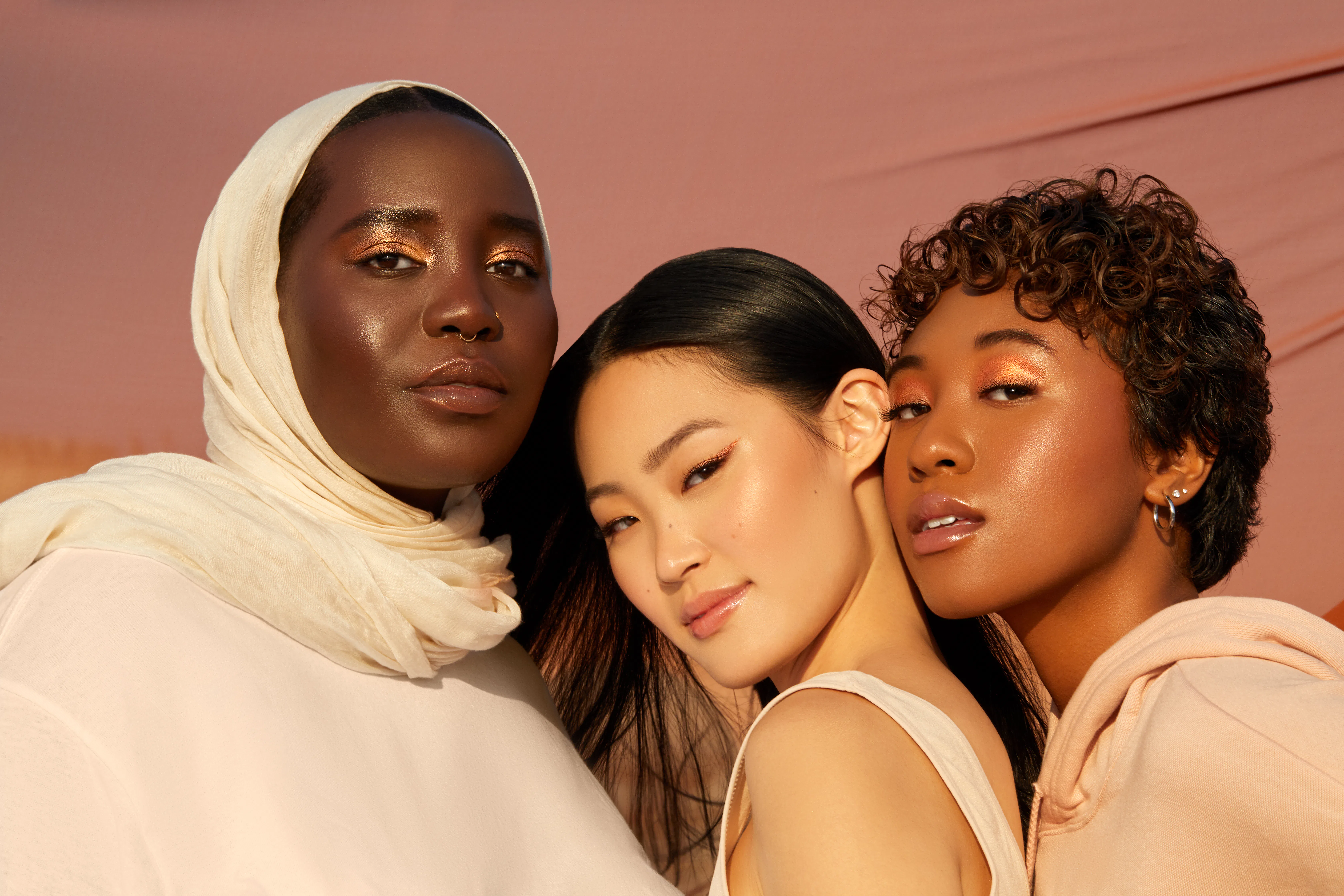 LIVE TINTED Huestick in Change on models in campaign photos.