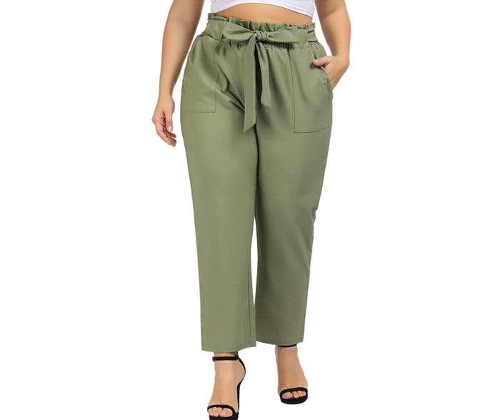 Hanna Nikole Plus Size Cropped Pants