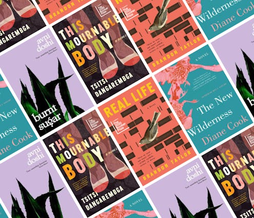 A montage of the Booker prize shortlist book covers