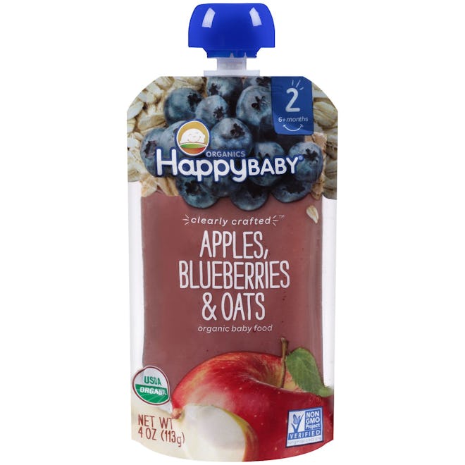 HappyBaby Clearly Crafted Apples Blueberries & Oats Baby Meals