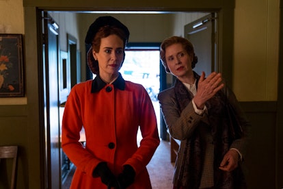 Sarah Paulson as Mildred Ratched and Cynthia Nixon as Gwendolyn Briggs in 'Ratched' via Netflix's pr...