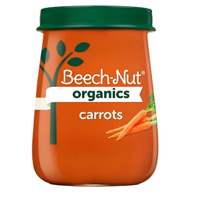 Beech-Nut Organics Carrots Baby Food Jar - 4oz