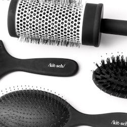 Hair tools from the Kitsch Consciously Created Hair Brush Collection.
