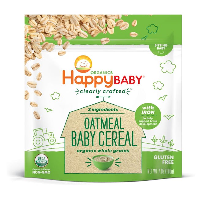 HappyBaby Oatmeal Baby Cereal - 7oz