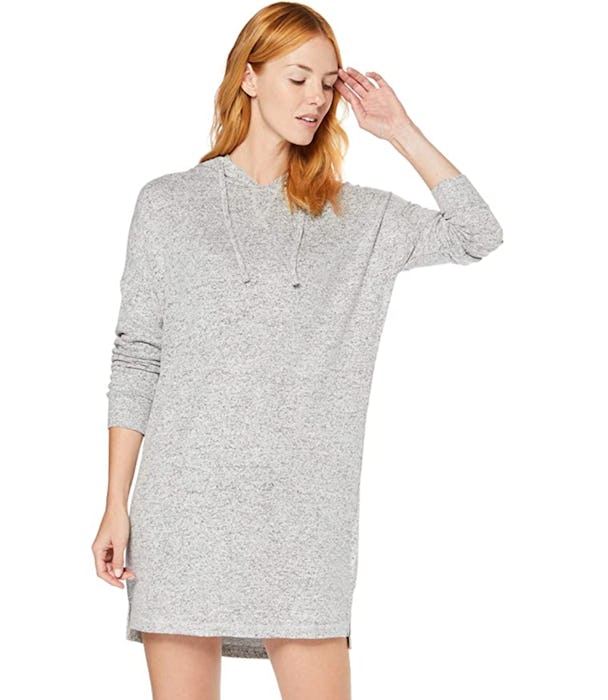 Iris & Lilly Women's Super Soft Loungewear Hooded Shirt