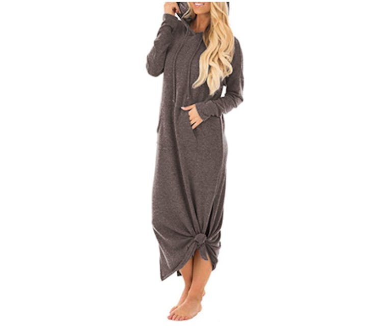 GIKING Maxi Hoodie Dress