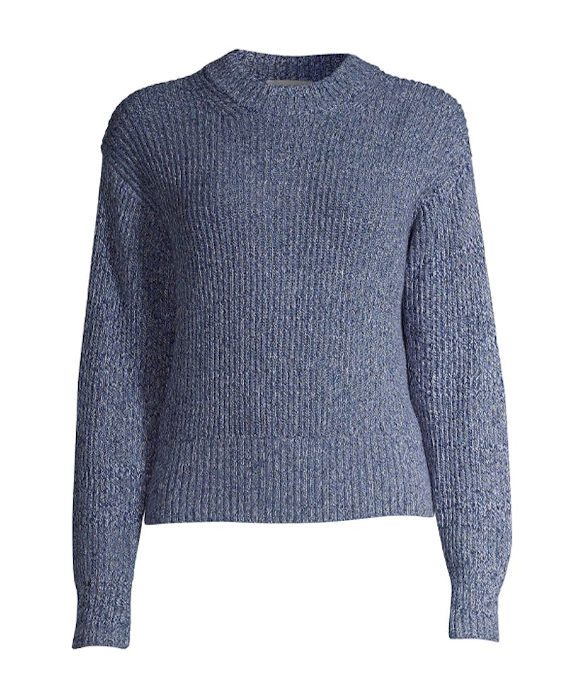 Marled Chunky Crewneck Sweater