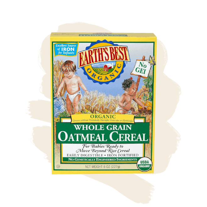Earth's Best Organic Whole Grain Baby Oatmeal Cereal - 8oz