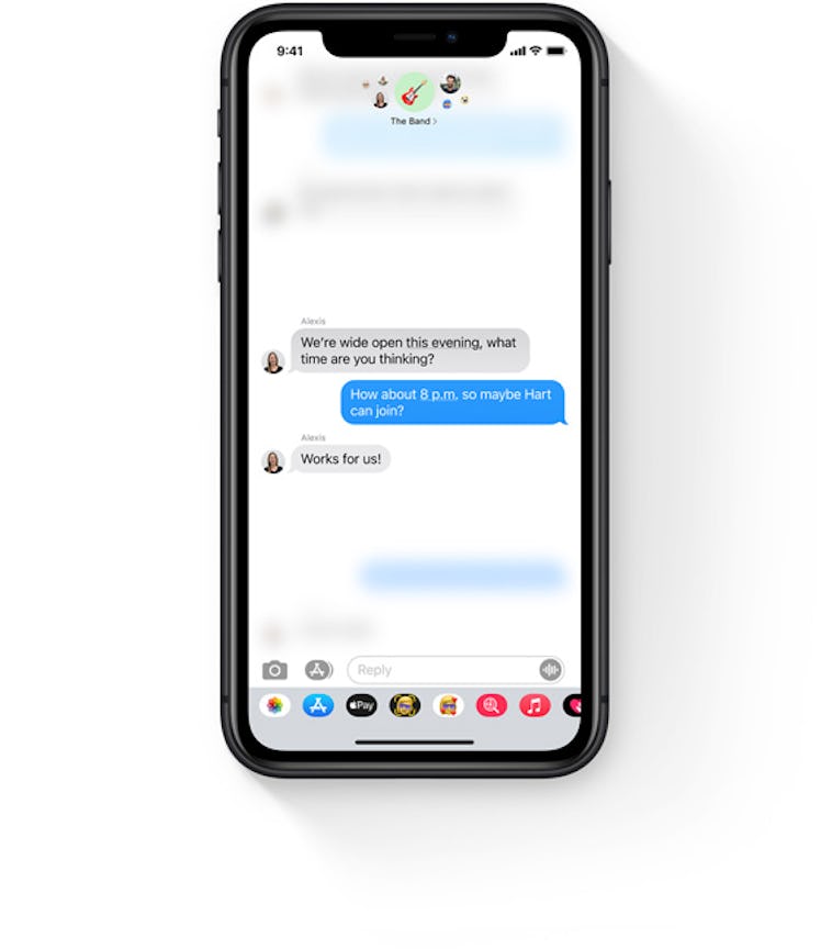 Why don't I have iOS 14's mentions in my Messages?