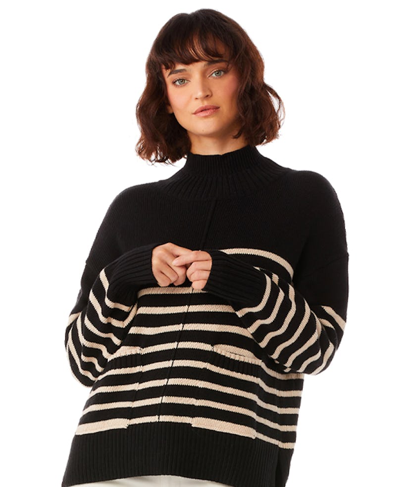 Boxy Mockneck Sweater