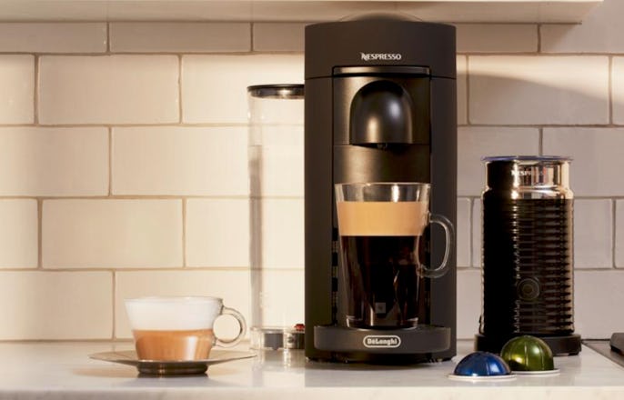 Nespresso by De'Longhi Vertuo Plus Deluxe on counter